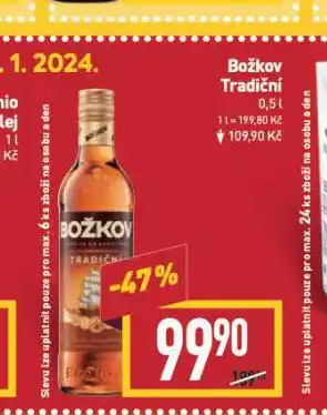 Billa Božkov tradiční nabídka