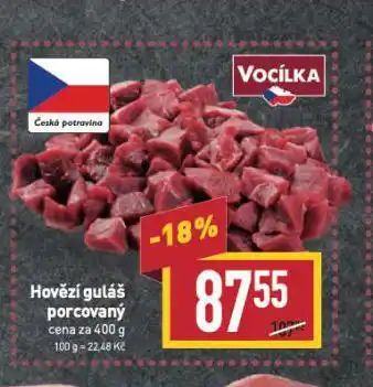 Billa Hovězí guláš porcovaný nabídka