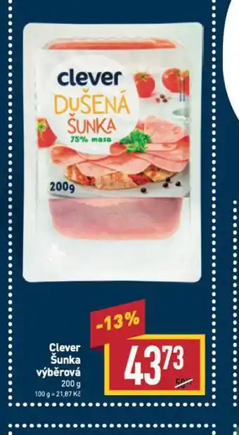 Billa Clever šunka výběrová nabídka