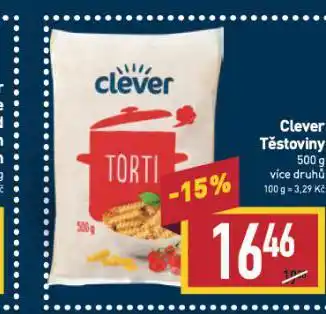 Billa Clever těstoviny nabídka