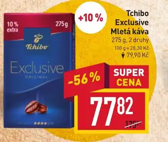 Billa Tchibo Exclusive Mletá káva nabídka