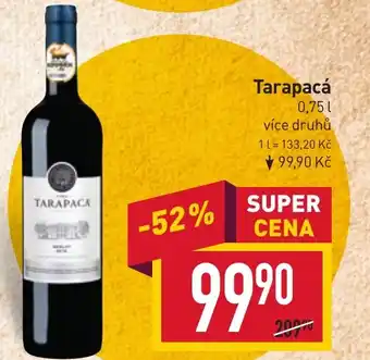 Billa Tarapacá 0.75L nabídka