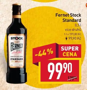 Billa Fernet Stock Standard nabídka