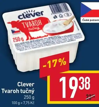 Billa Clever Tvaroh tučný nabídka