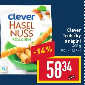 Billa Clever Trubičky s náplní nabídka