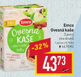 Billa Emco Ovesná kaše nabídka
