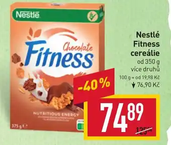 Billa Nestlé Fitness cereálie nabídka