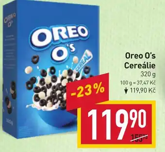 Billa Oreo O's Cereálie nabídka