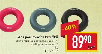 Billa Sada posilovacích kroužků nabídka