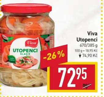 Billa Viva Utopenci nabídka