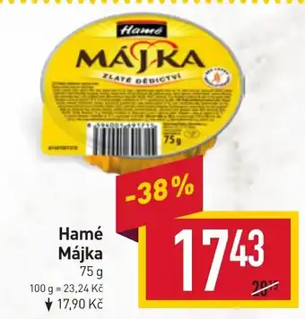 Billa Hamé Májka 75 g nabídka