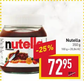 Billa Nutella nabídka