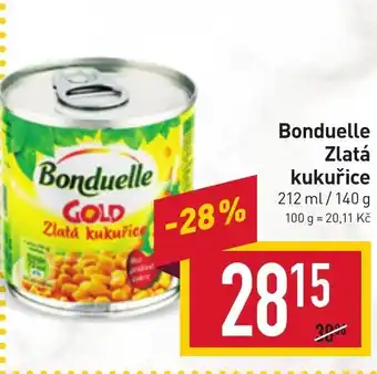 Billa Bonduelle Zlatá kukuřice nabídka