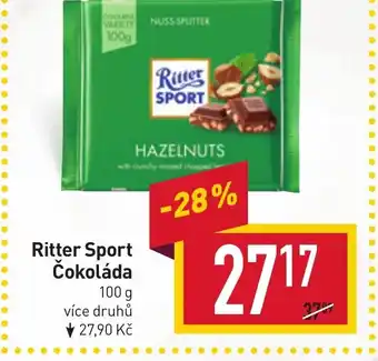 Billa Ritter Sport Čokoláda nabídka