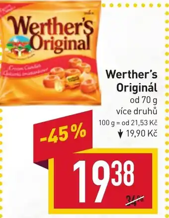 Billa Werther's Originál nabídka
