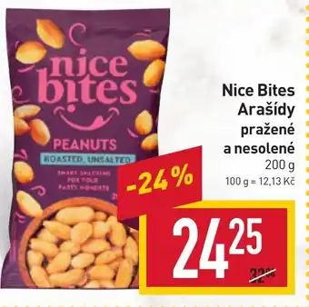 Billa Nice Bites Arašídy pražené a nesolené nabídka