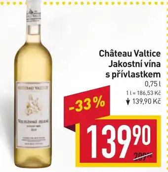 Billa Château Valtice Jakostní vína s přívlastkem 0,75L nabídka