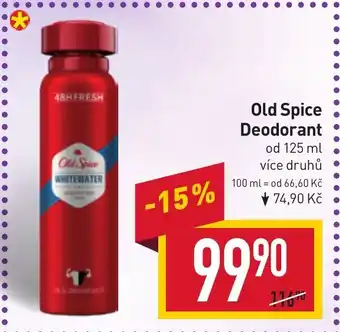 Billa Old Spice Deodorant nabídka