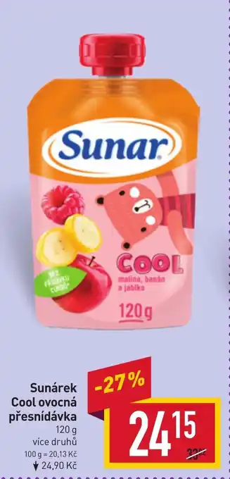 Billa Sunárek Cool ovocná přesnídávka nabídka