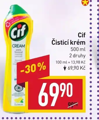 Billa Cif Čisticí krém nabídka