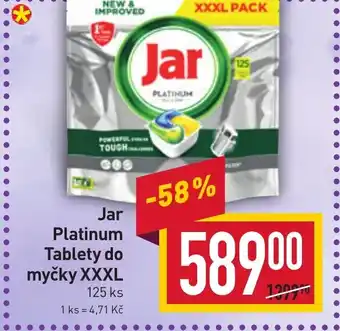 Billa Jar Platinum Tablety do myčky XXXL nabídka