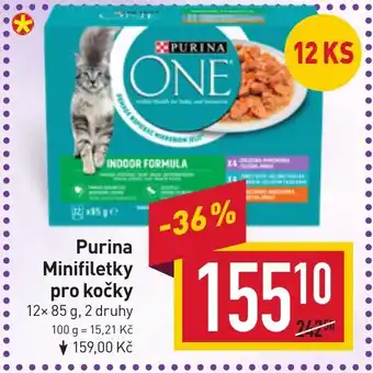 Billa Purina Minifiletky pro kočky nabídka