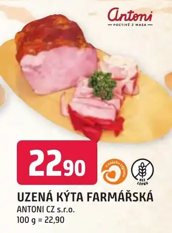 Trefa UZENÁ KÝTA FARMÁŘSKÁ nabídka