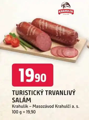 Trefa TURISTICKÝ TRVANLIVÝ SALÁM nabídka