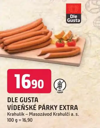Trefa DLE GUSTA VÍDEŇSKÉ PÁRKY EXTRA nabídka