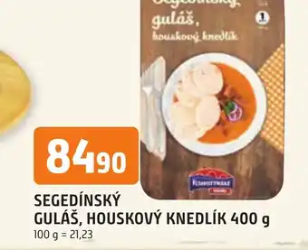 Trefa SEGEDÍNSKÝ GULÁŠ, HOUSKOVÝ KNEDLÍK 400 g nabídka