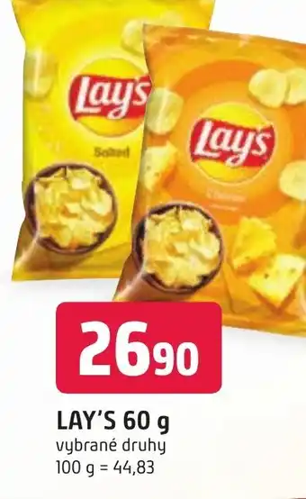 Trefa LAY'S 60 g nabídka