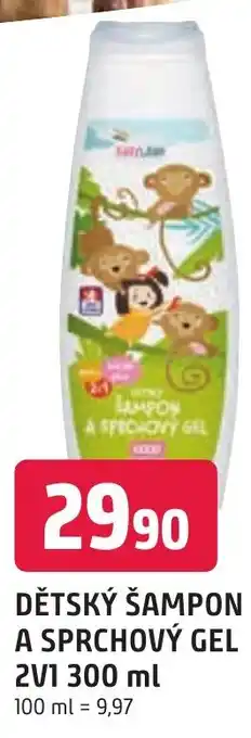Trefa DĚTSKÝ ŠAMPON A SPRCHOVÝ GEL 2V1 300 ml nabídka