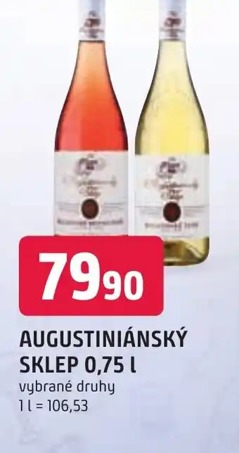 Trefa AUGUSTINIÁNSKÝ SKLEP 0,75 L nabídka