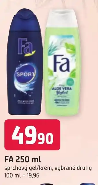Trefa FA 250 ml nabídka