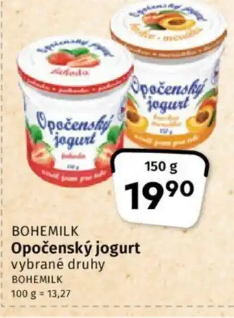 Coop BOHEMILK Opočenský jogurt nabídka