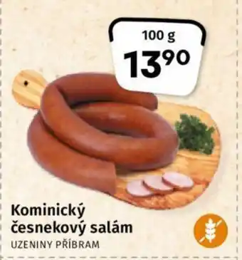 Coop Kominický česnekový salám nabídka