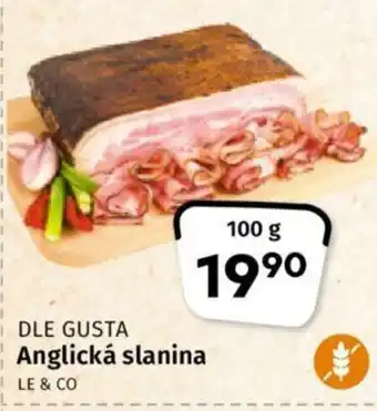 DLE GUSTA Anglická slanina