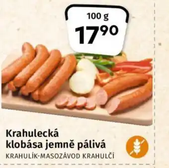 Coop Krahulecká klobása jemně pálivá nabídka