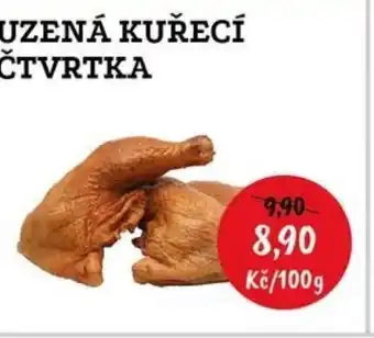 RABBIT řeznictví UZENÁ KUŘECÍ ČTVRTKA nabídka