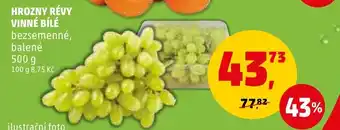 Penny Market HROZNY RÉVY VINNÉ BÍLÉ nabídka