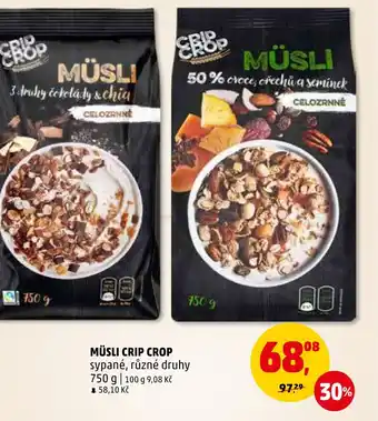 Penny Market MÜSLI CRIP CROP nabídka
