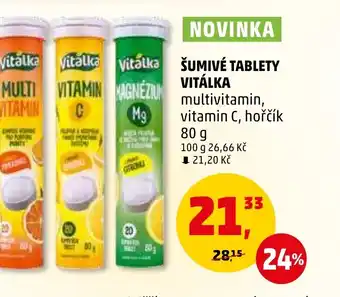 ŠUMIVÉ TABLETY VITÁLKA
