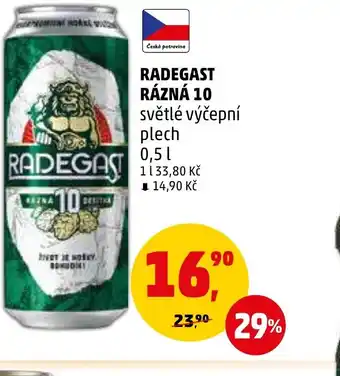 Penny Market RADEGAST RÁZNÁ 10 nabídka