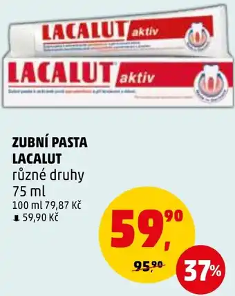 Penny Market ZUBNÍ PASTA LACALUT nabídka