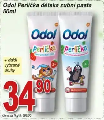 Odol Perlička dětská zubní pasta 50ml