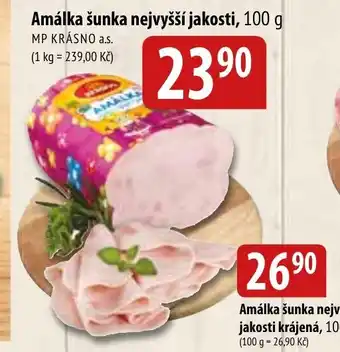 Bala Amálka šunka nejvyšší jakosti, 100 g nabídka