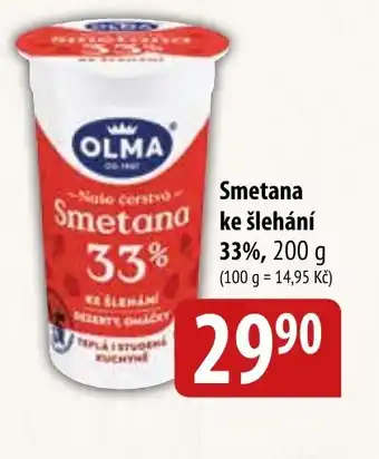 Bala Smetana ke šlehání 33% 200 g nabídka