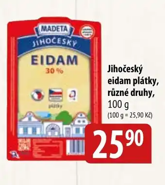 Bala Jihočeský eidam plátky, různé druhy, 100 g nabídka