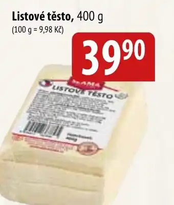 Listové těsto, 400 g