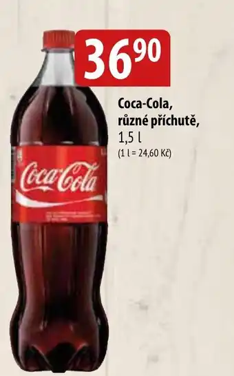 Bala Coca-Cola, různé příchutě, 1,5 L nabídka